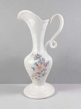 Royal Haeger Floral Pitcher Vase